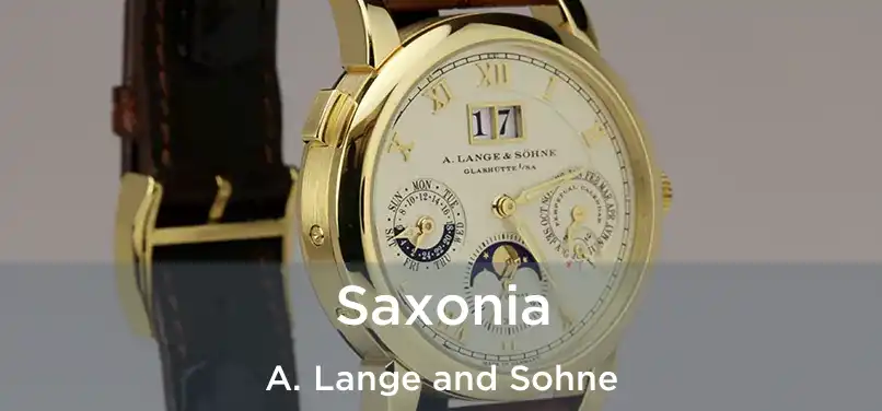  Saxonia A. Lange and Sohne